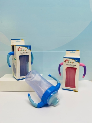 9 Unzen Baby Sippy-Schalen-mit flexibler Tülle BPA FREI