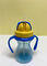 6oz Baby belastetes Straw Cup With Flip Lid fertigte Logo besonders an