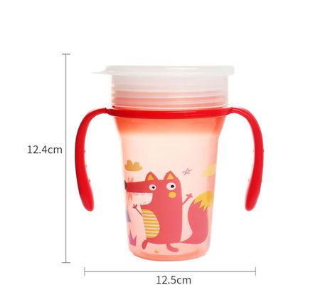 300 ml PP 360 Grad Winkel Baby Sippy Cup BSCI ISO9001 Zertifikat