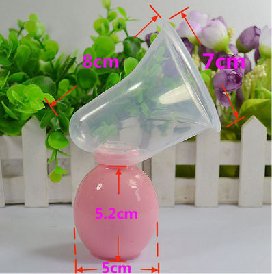 BPA-freie Latex-Silikon-Handbrustpumpe mit Flaschen-Baby-Saugen