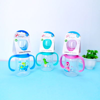 5oz 130ml Standard Babynahrungsflasche mit doppeltem PP-Griff