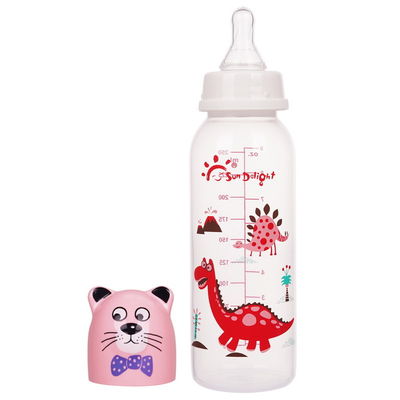 Standard 250ml 8oz PP Neugeborenen Babynahrungsflasche Mikrowellenkasten