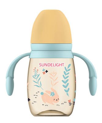 240 ml 300 ml PP Babyflasche mit Doppelgriff Stoßfest