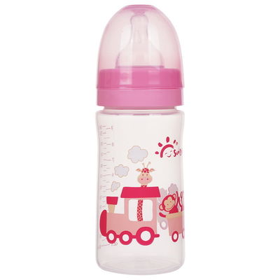 9oz 260ml breite Baby-Saugflasche des Hals-Bogen-pp.