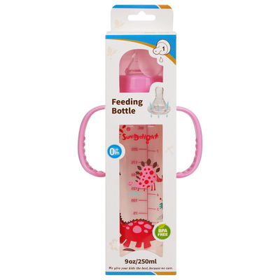 Geruchlose Baby-Saugflasche BPA freie doppelte neugeborene Griff-pp.
