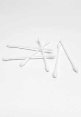 Baumwolle 100% 100 PC-Plastikstock-Baby-Sicherheits-Baumwollknospen