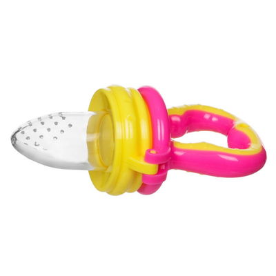 Weißes 6-monatiges nicht klebriges Baby-Silikon Teether FDAs