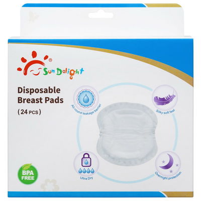 Krankenpflege 24pcs füllt Holzschliff-Wegwerfbrust-Auflagen auf