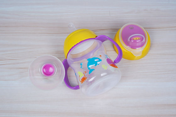 2 in 1 freier 6-monatiger 6 Unzen-Baby Sippy-Schale des Nippel-Sogbpa