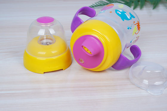 2 in 1 freier 6-monatiger 6 Unzen-Baby Sippy-Schale des Nippel-Sogbpa