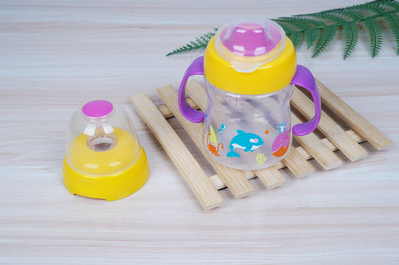2 in 1 freier 6-monatiger 6 Unzen-Baby Sippy-Schale des Nippel-Sogbpa