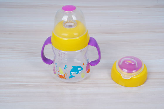 2 in 1 freier 6-monatiger 6 Unzen-Baby Sippy-Schale des Nippel-Sogbpa