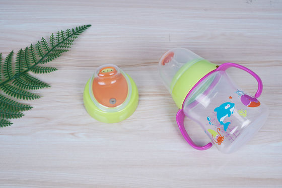 2 in 1 freier 6-monatiger 6 Unzen-Baby Sippy-Schale des Nippel-Sogbpa