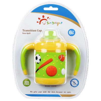 Baby Sippy-Schale der 6-monatige 6 Unzen-Kindweiche BPA freie flexible