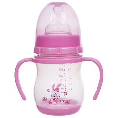 BPA Baby-Saugflasche des FREIER breiter Hals-doppelte Griff-pp. 6oz