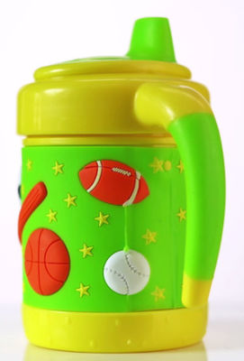 Belastete Straw Cup Soft TPE-Tülle Soem-6oz 160ml Baby