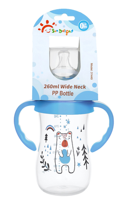 9 oz/ 260 ml PP-Flasche mit breitem Hals