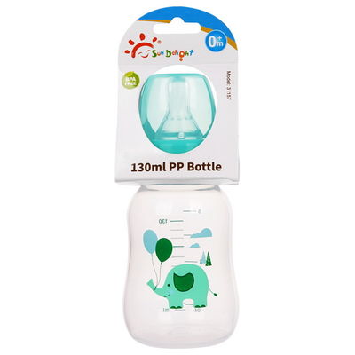 Grüne Standard-pp. Baby-Saugflasche 5oz 130ml